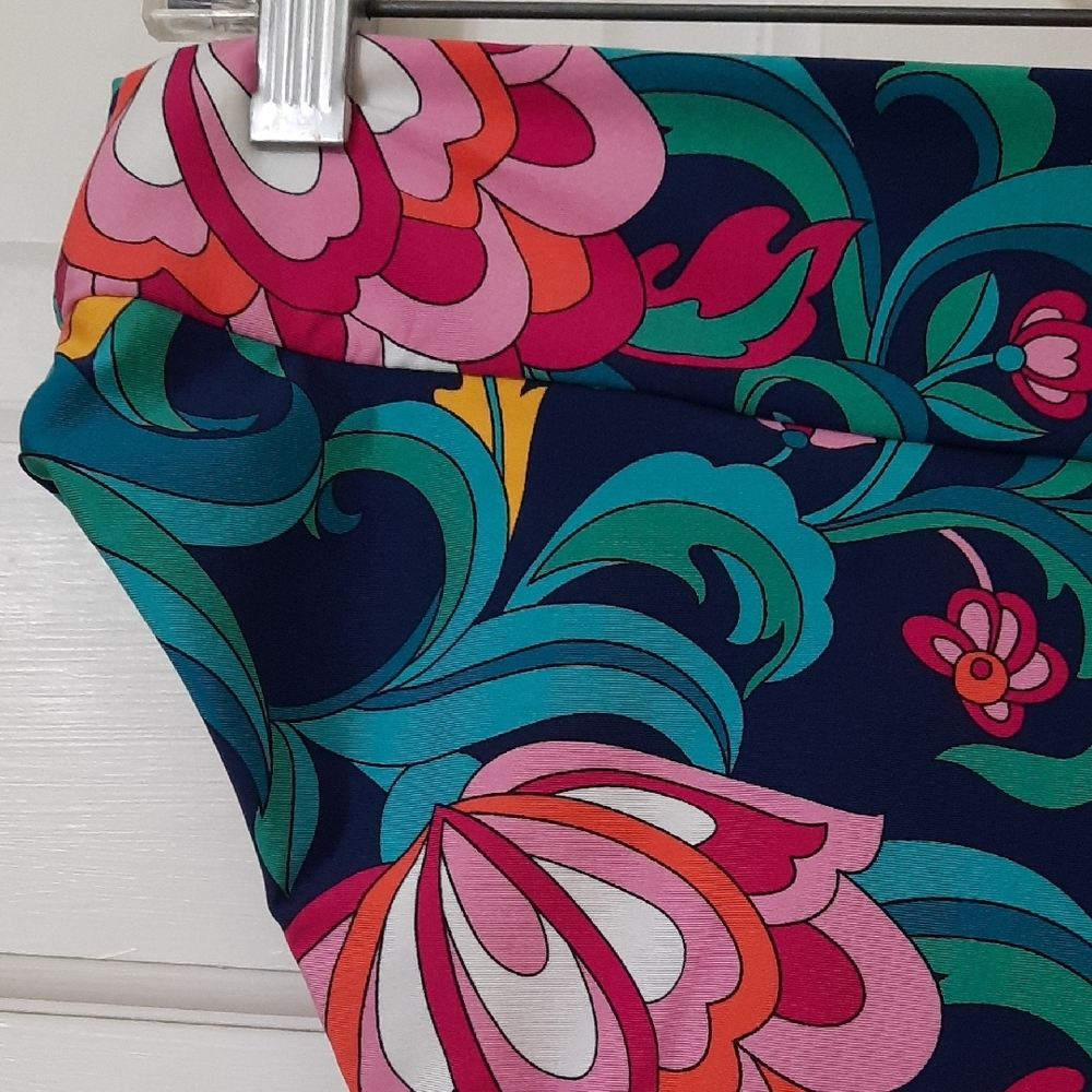 Trina Turk Blue and Yellow Swimwear - Picture 8 of 13